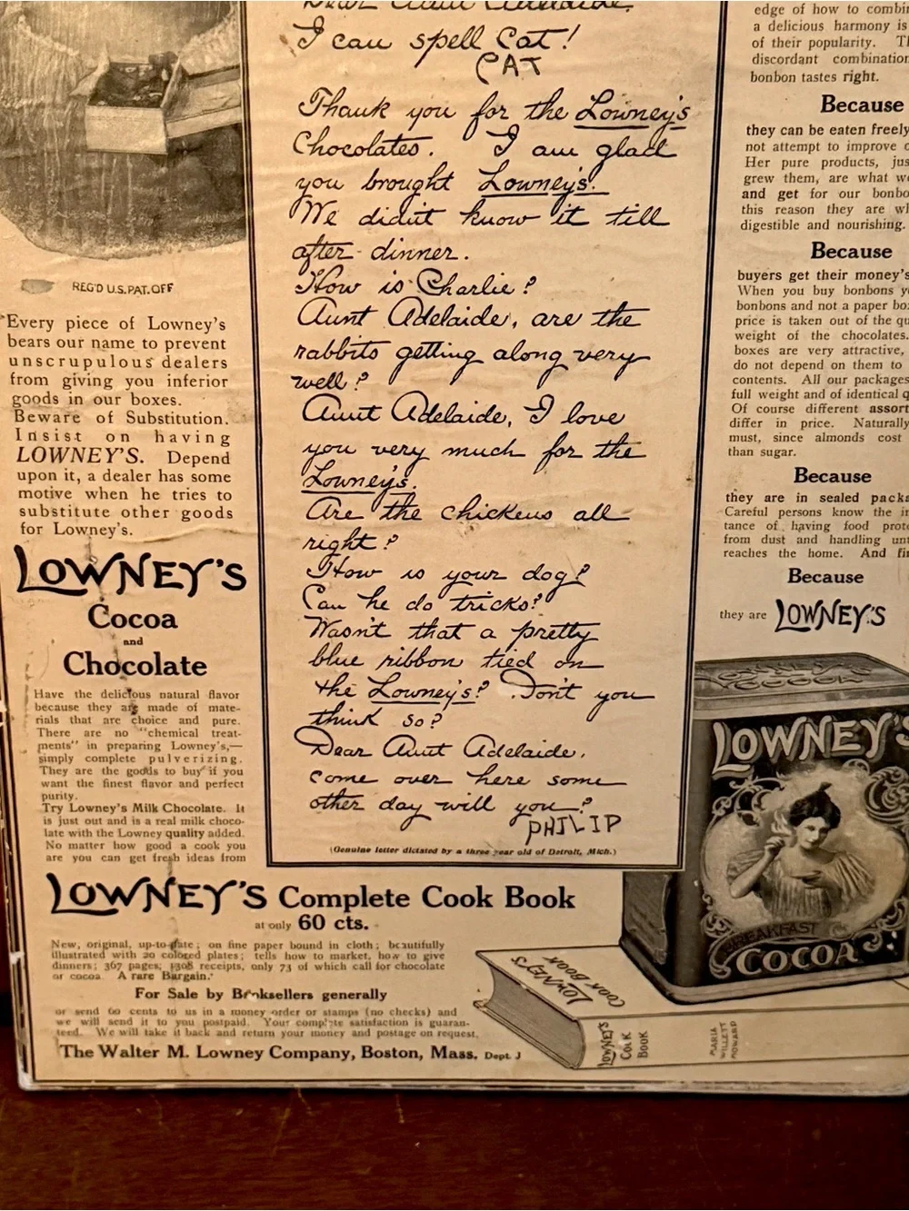 N/A vintage lowney’s